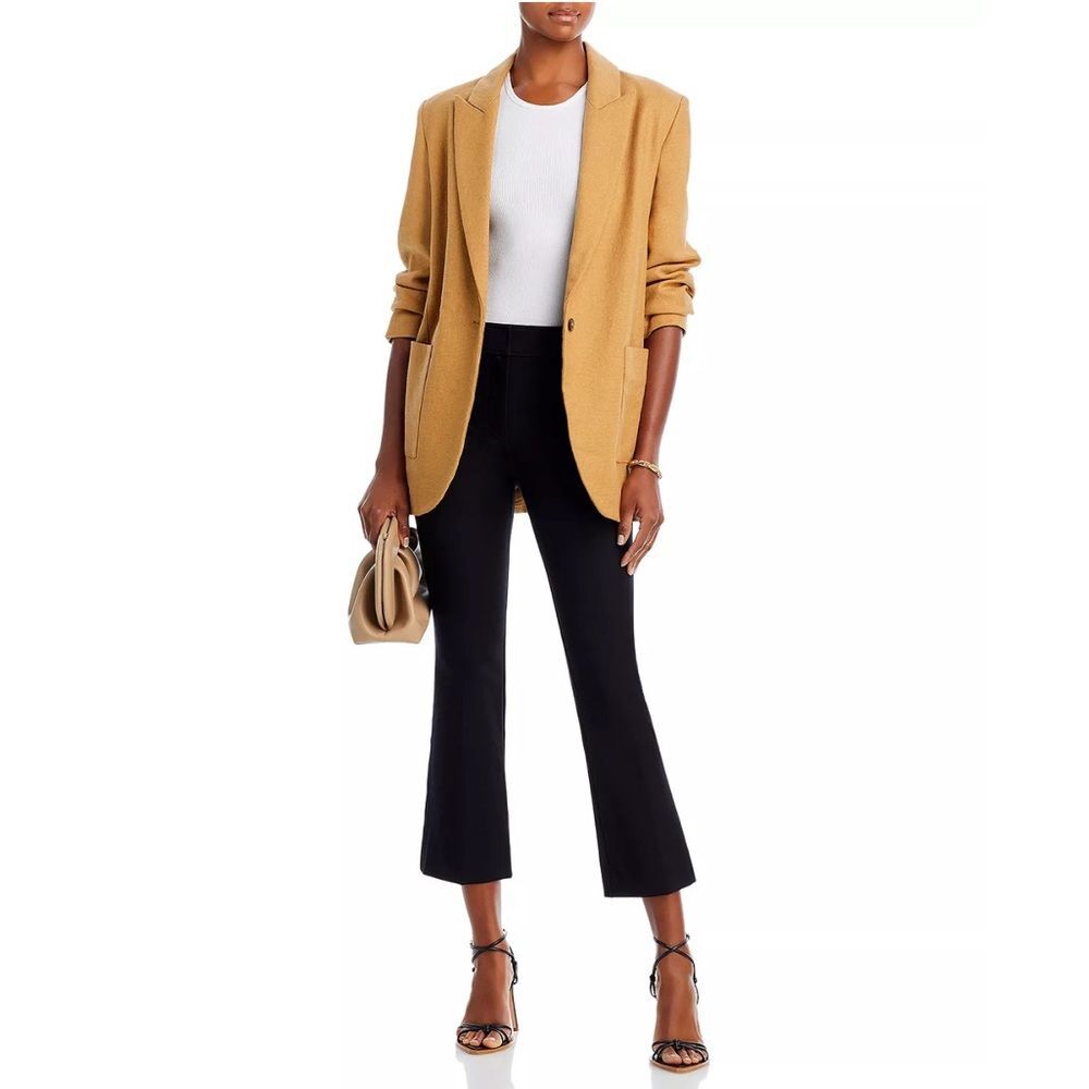 Derek Lam 10 Crosby Robertson High Waisted Crop Flare Pants, NWT, Size 4 - Picture 16 of 16